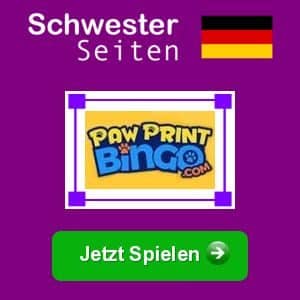 Paw Print Bingo logo de deutsche