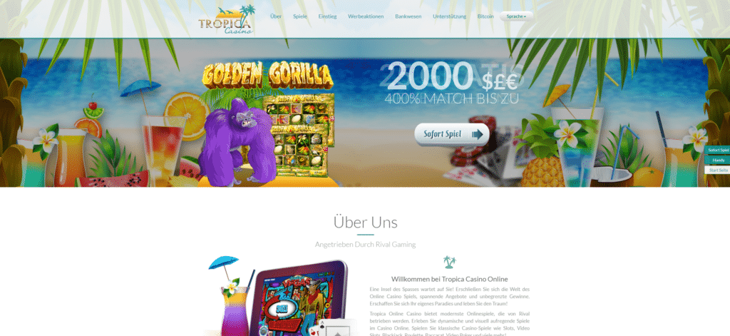 tropica spielbank screenshot