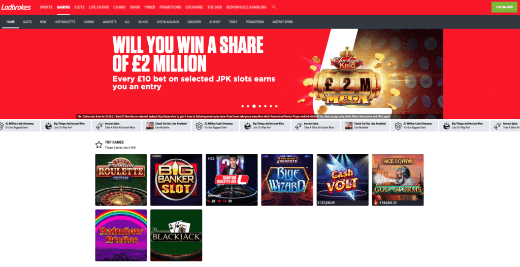 ladbrokes screenshot