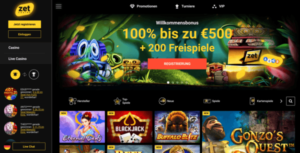 zet casino screenshot de