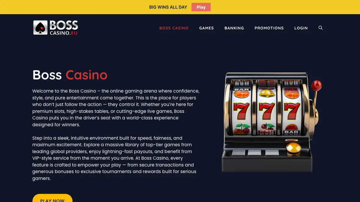 BossCasino.eu Informationsseite im Juli 2026