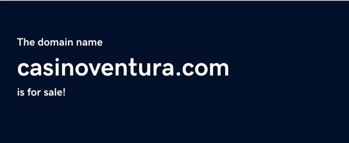Casinoventura.com als Verkaufsdomain im Juli 2026