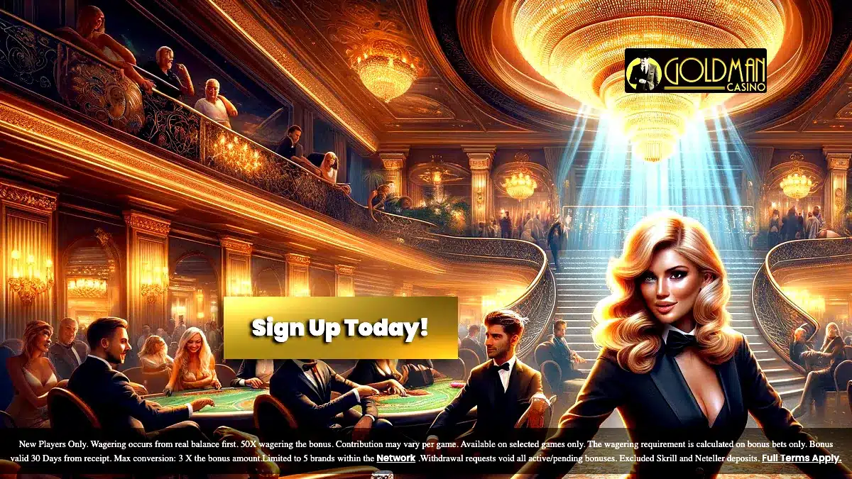 Historische Goldman Casino Lobby aus dem Jahr 2024