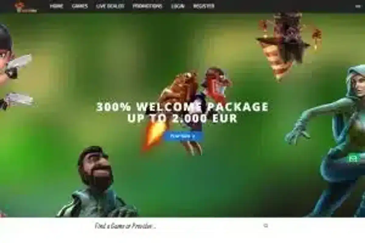 Historische Jokerino Casino Startseite mit damaligem Willkommensangebot