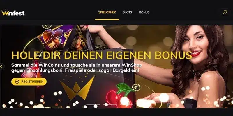 Winfest Startseite Screenshot