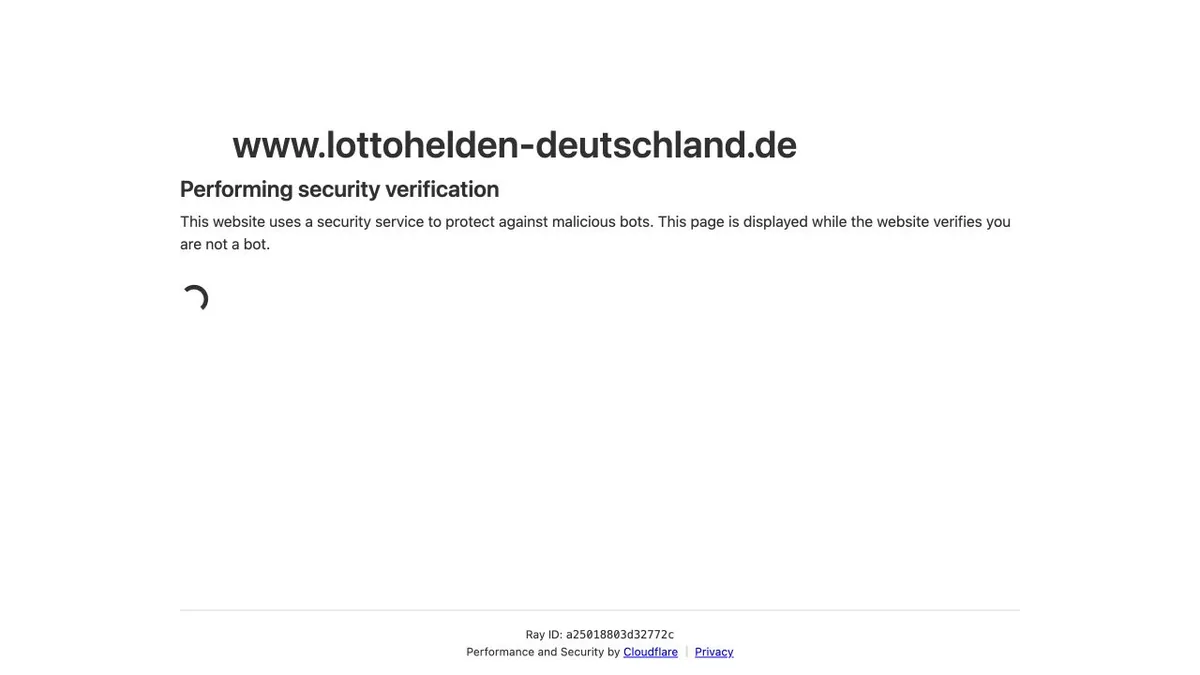 Sicherheitsverifizierung auf der regulierten Domain lottohelden-deutschland.de