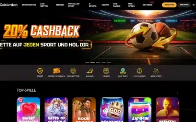 Goldenbet Erfahrungen 2026: Bonus Code, Auszahlung und Schwesterseiten